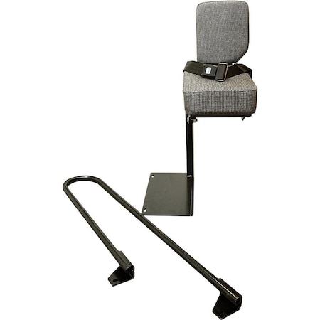 Aftermarket AMSS8212 Buddy Seat, Gray Fabric AMSS8212-ABL